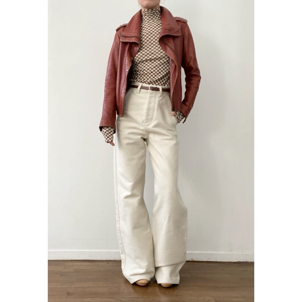 WOMEN'S GENUINE LEATHER JACKET - SIZE XS